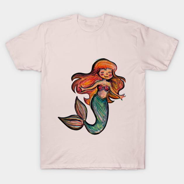 Mermaid T-Shirt by aldomarano